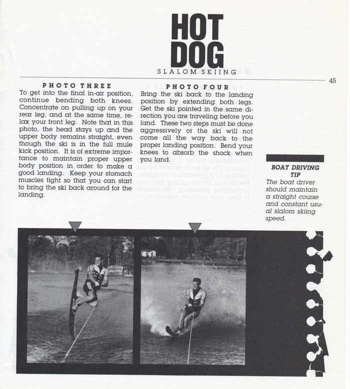 045 Hot Dog Slalom Skiing Book Klarich How To Mule Kick 700x