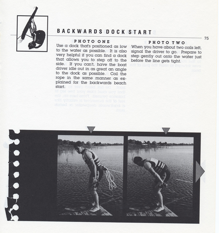 075 Hot Dog Slalom Skiing Book Klarich How To Backwards Dock Start 700x