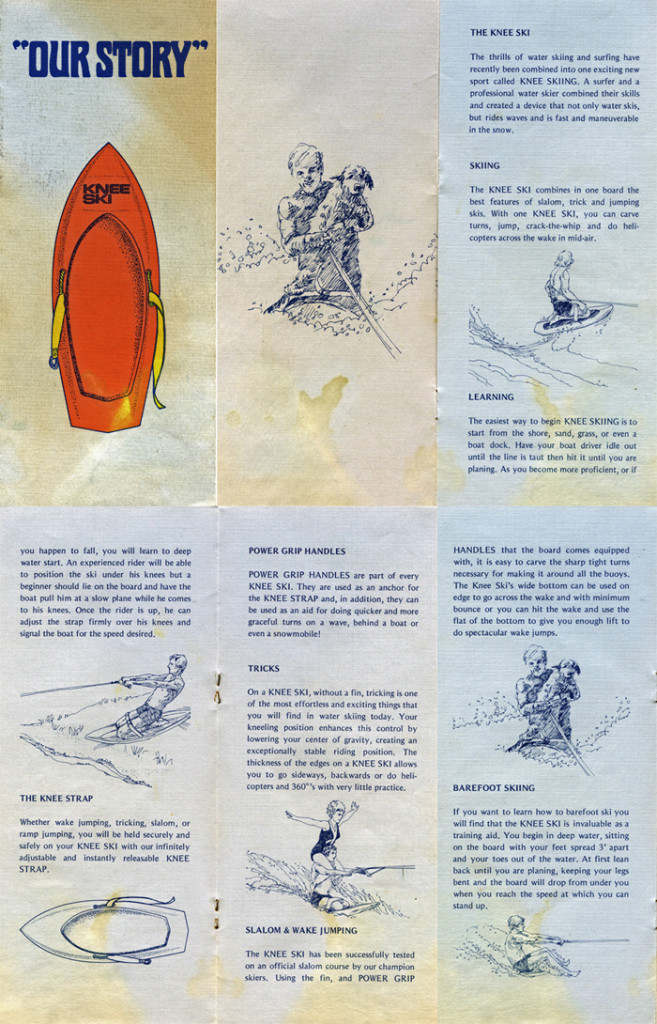 A Water Skier's Life The History of the Kneeboard, Knee Ski