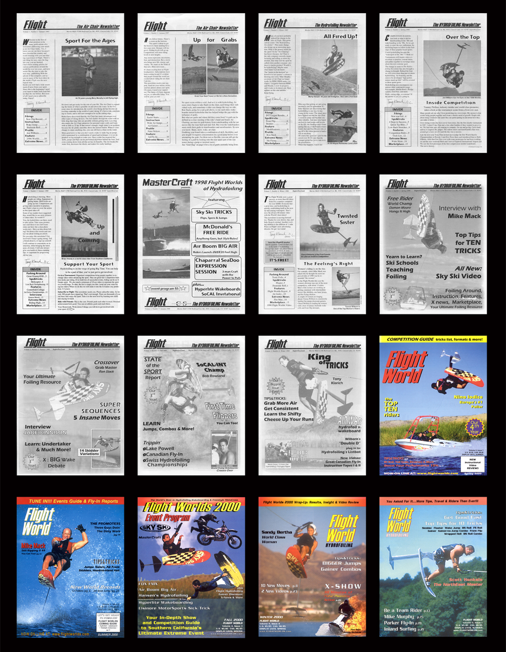 adventures-water-skiing-hydrofoiling-1997-01-flight-world-newsletter-covers